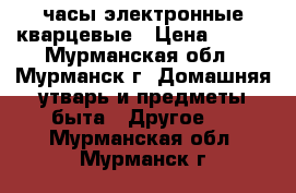 часы электронные кварцевые › Цена ­ 300 - Мурманская обл., Мурманск г. Домашняя утварь и предметы быта » Другое   . Мурманская обл.,Мурманск г.